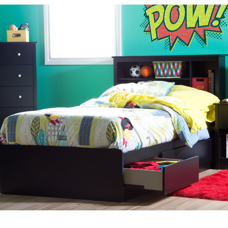 Grovelane Raiden Twin Mate's Bed with Drawers and Bookcase & Reviews